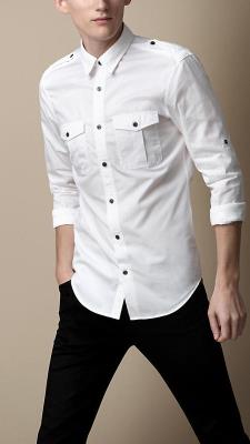 Cheap Burberry Men Shirts wholesale No. 971